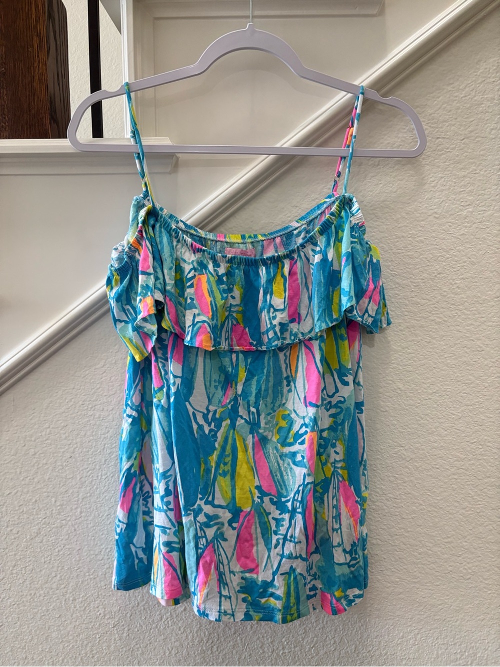 Lilly Pulitzer Cold Shoulder Tank